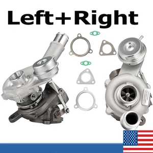 Left + Right Turbo Chargers for Ford Flex Taurus Explorer Sport Lincoln MKS MKT- - Picture 1 of 19