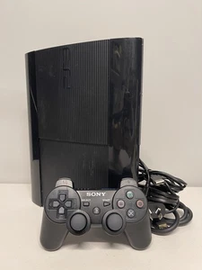 ✅ Sony PlayStation 3 PS3 500GB - Black Console * LOW FIRMWARE * (VGC) - Picture 1 of 13