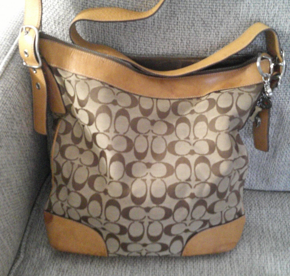 蔻驰棕褐色切尔西包 6346 复古 — 第 1/4 张图片