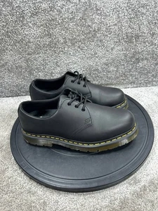 Dr Martens Oxford Shoe Men 9 Us 1461 Slip Resistant Soft Toe Work Black Leather - Picture 1 of 9