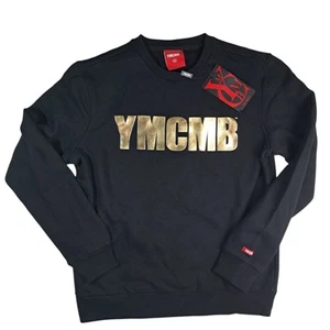 YMCMB Rich Gang Sweater SCHWARZ GOLD Lil Wayne Pulli Hip Hop GRÖSSE M *NEU* - Bild 1 von 3