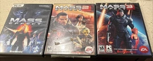 Mass Effect Trilogy (Windows PC, 2012 ) Individual Games 1, 2, And 3 - Picture 1 of 8