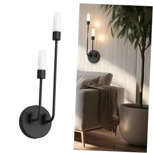 Modern Wall Sconce,LED Black Wall Light Fixture Bathroom Vanity Light Fixture - Picture 1 of 8