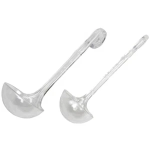 Chef Craft Mini Plastic Dressing and Sauces Ladles, 1oz and 2oz Set, Clear - Picture 1 of 2