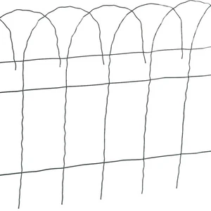 Best Garden 14 In. H x 20 Ft. L Galvanized Wire Decorative Border Fence 700789 - Picture 1 of 2
