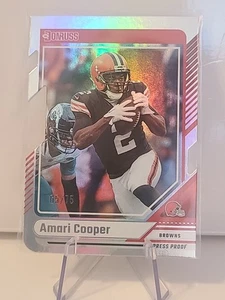 Amari Cooper Donruse Serial Numbered Silver Holo Die-Cut /75 #22 - Picture 1 of 2