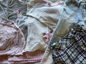 Paket Mädchenkleidung Größe 7, Jordache Carter’s Gymboree, Pyjamas Jeans Jorts - Bild 1 von 24