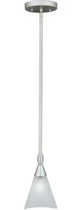 Forte Lighting 2227-01 Nickel Mini Pendant - Picture 1 of 1