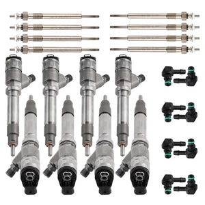 8x Fuel Injector For GMC Savana Sierra 2500 3500 6.6L 2004-2005 0986435504 - Picture 1 of 17