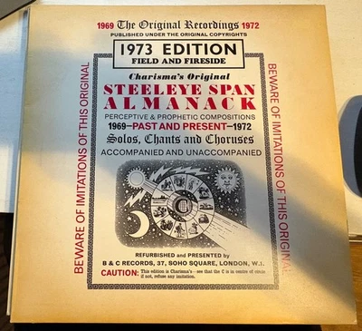 Steeleye Span "Almanack"  12" Vinyl  Album Indie Rock 1973 - Image 1 of 2