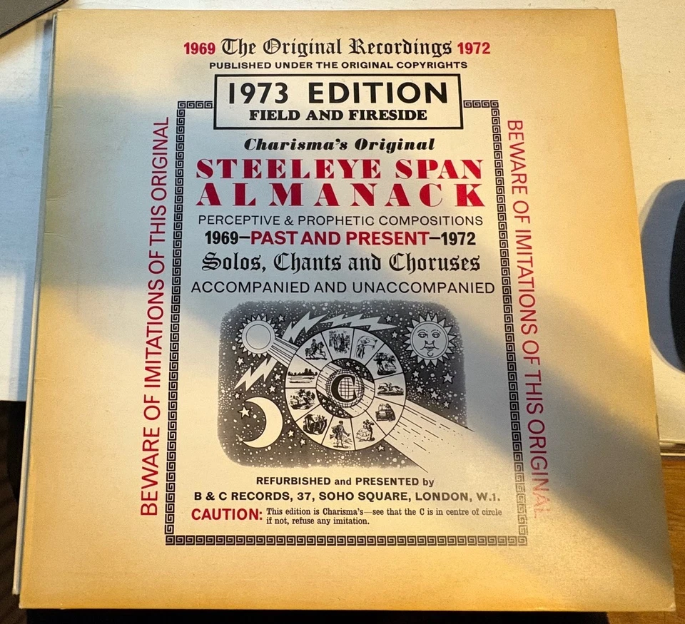 Steeleye Span "Almanack"  12" Vinyl  Album Indie Rock 1973 - Image 1 of 2
