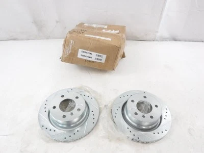 Pair Powerstop Rear Uncoated Brake Rotors For 2007-2012 Mercedes-Benz GL450 - Image 1 of 4