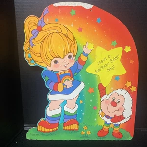 Have A Rainbow Brite Day 1983 Hallmark Store Display Promo Sign - Bild 1 von 12