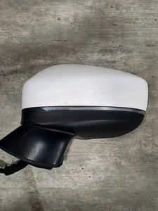 2017-2022 Mazda CX-5 Left Driver Side View Power Door Mirror White Oem E4044877 - Picture 1 of 9