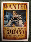 GALDINO ONE PIECE  WANTED MARINE carte postale postcard   