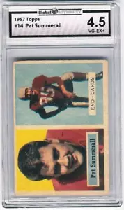 1957 Topps #14 Pat Summerall GAI 4.5 VG- EX+ - Picture 1 of 1