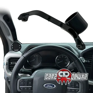 Gauge pod mount for 2021-2025 Ford F150 A-pillar grab handle cap (3D printed) - Picture 1 of 6