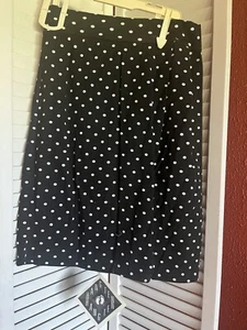 RARE Vintage Hang Ten NWT Polka Dot Spandex Pencil Skirt DEADSTOCK - Picture 1 of 4