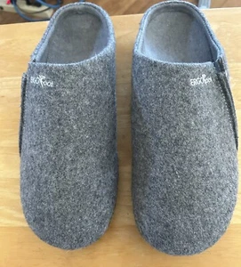 ERGOfoot Slippers Arch Support Orthopedic Non Slip Wool Felt Men 12 Women 13 - Picture 1 of 8