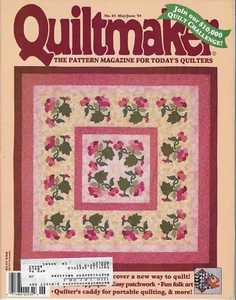 Quiltmaker May Jun 1995 Lemon Peel Quilting Carousel Charm Tack Grapevine - Picture 1 of 2