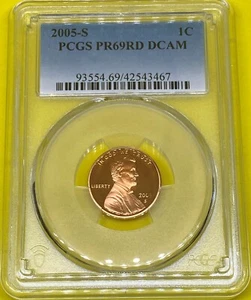 2005 S Lincoln Memorial Cent PCGS PR69DCAM - Picture 1 of 3