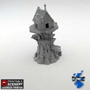 Shanty Tower Scatter Terrain Tabletop Gaming DnD 3D Druck 32/28/20/15/10 mm - Bild 1 von 16