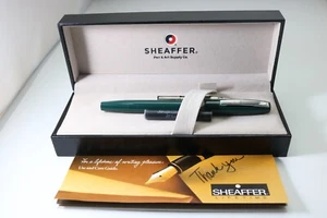 Vintage Sheaffer Triumph Imperial No. 2333 Dark Green Medium Fountain Pen, CT - Picture 1 of 7