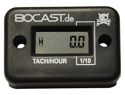 BOCAST Drehzahlmesser Betriebsstundenzähler Motocross  Motorsägen, hour meter  - Bild 1 von 4