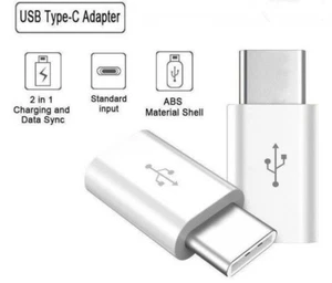 USB 3.1 USB-C Type C male to Micro USB female Data Adapter Converter WHITE A02 - Picture 1 of 1