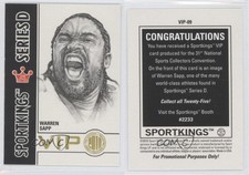 2010 Sportkings National Convention VIP Series D Warren Sapp #VIP-09 HOF