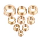 2PCS BSP Male to Female Thread Nipples Brass Connector Coupler Pipe Quick Joint