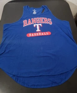 Fanatics MLB Texas Rangers Women's Tank Top 2XL - Picture 1 of 5