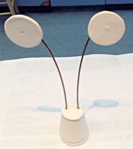 Brand  New White or Black Pedestal  Stand for Earrings - Picture 1 of 2