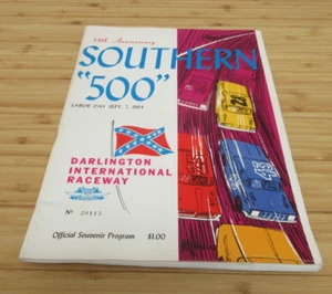 1964 NASCAR Darlington Southern 500 Program - Vintage Souvenir - Picture 1 of 9