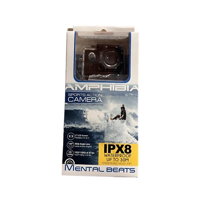 Mental Beats Amphibia 1080P 2.0 screen Sports Action Camera waterproof to 30M - Image 1 of 4