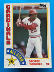 1984 Topps George Hendrick 386 St Louis Cardinals