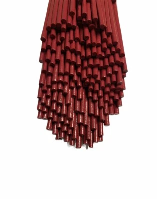 WELDIPLAST HDPE Polyethylene Plastic Welding Rods 20pk (12in x 3mm 1/8" Red) Kayak Repair