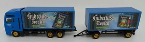 GRELL HO 1/87 LKW + ANHÄNGER TRUCK TRAILER MAN TGA LIKÖR HUBERTUS TROPFEN - Bild 1 von 6