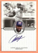 2000 UPPER DECK LEGENDS LEGENDARY SIGNATURES MO VAUGHN AUTO!!
