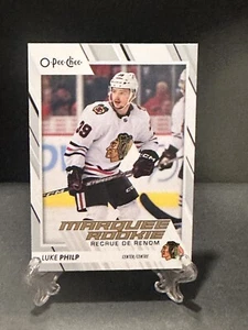 2023-24 OPC #550 Luke Philip Chicago Blackhawks Marquee Rookie - Picture 1 of 7