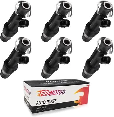 6X Fuel Injectors For 2000-2005 Chevrolet Impala Venture 3.4L 2 holes 25323971 Foto 1 de 4