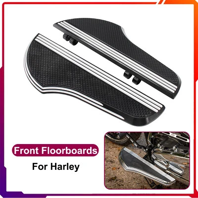 Fahrer Fußstütze Trittbrett Für Harley Touring Road Glide Softail Fat Boy Deluxe - Bild 1 von 4