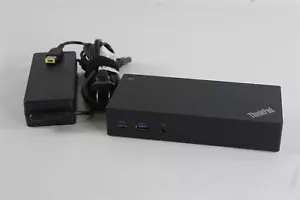 Lenovo 40A9 USB-C ThinkPad P51S T570 X1 Carbon Gen5 4K Dockingstation mit 90 W AC - Bild 1 von 7