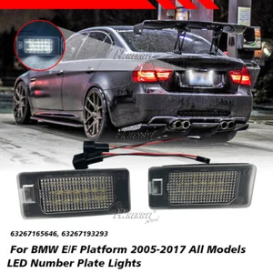 2x For BMW E90 E92 E93 E39 M3 E70 E71 X5 X6 LED License Number Plate Light Lamps - Picture 1 of 3