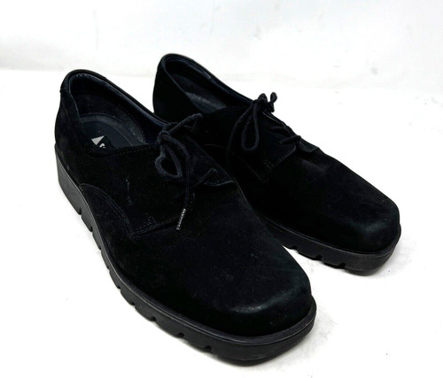 Mocassini Ecco 12 uomo scamosciati stringati punta quadrata comodi taglia 42 12 12 5