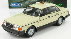 wonderful diecast-modelcar VOLVO 240GL "TAXI" GERMANY 1986 - ivory  - 1:24 - Picture 1 of 2