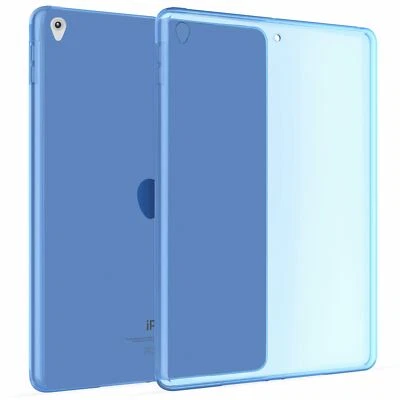 Transparent Étui Silicone Coque Housse Cover pour Apple iPad Air 3 en Bleu - Photo 1/4