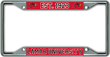 Lamar University License Plate Frame
