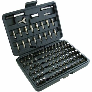 100PCS Screwdriver Bit Set Torx Phillips Pozi Hex Bits Chrome Vanadium - Picture 1 of 4