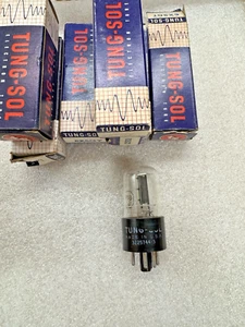 Tubo rectificador de placa negra Tung-Sol 6X5GT NUEVO EN CAJA (6 disponibles) - Imagen 1 de 4